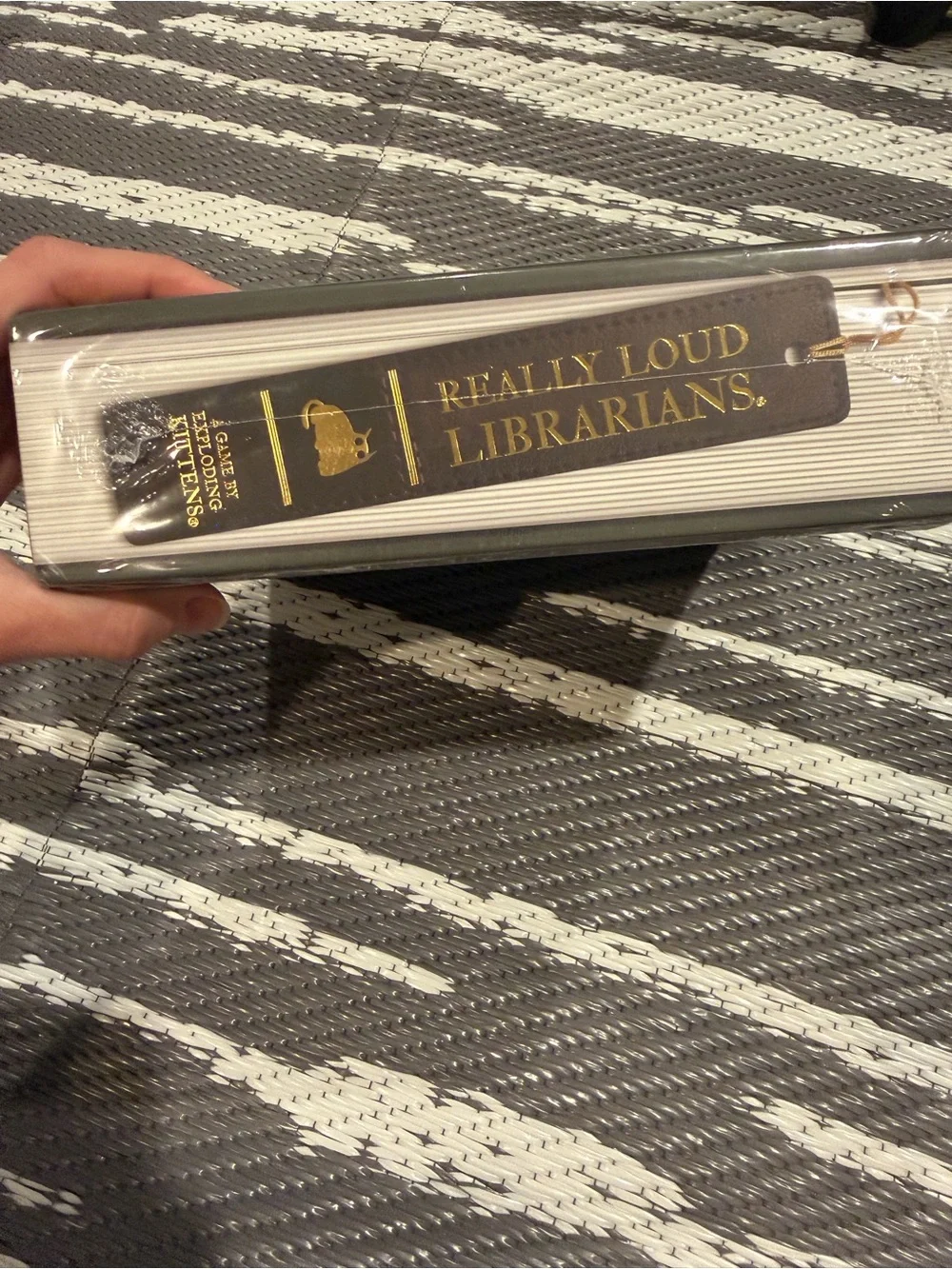 Really Loud Librarians Board Game - Black & Gold Edition by Exploding Kittens
